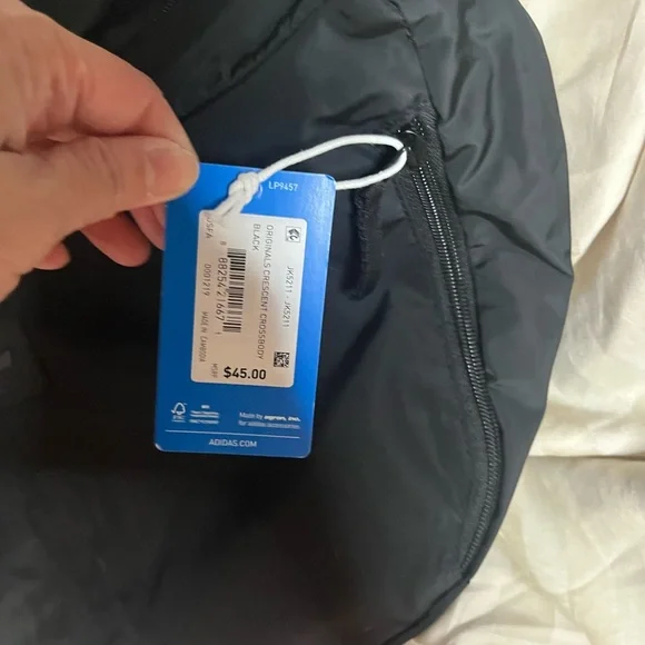 Adidas Black Nylon Crossbody Bag nwt - Picture 5 of 8